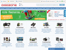 Tablet Screenshot of digizone.ee